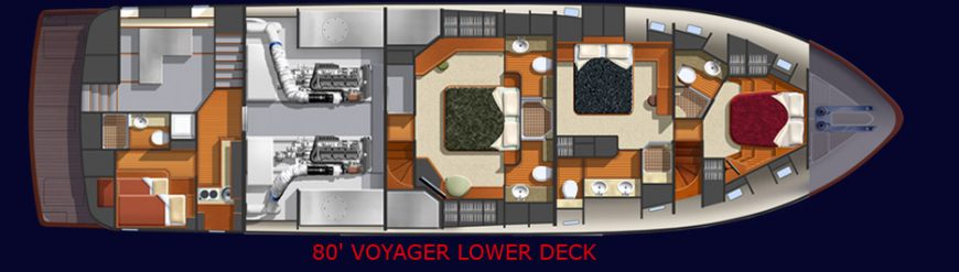 80 Voyager Lower Deck