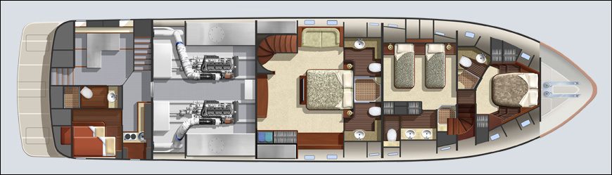 87 lower deck layout