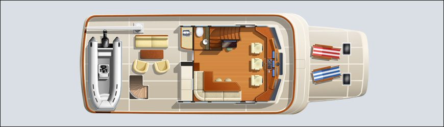 90 Voyager Boat Deck