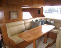 66' Pilothouse Cockpit Lounge