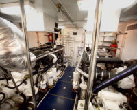 72' Pilothouse Engine Room