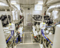 90' Voyager Engine Room