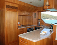 66' Pilothouse Kitchen